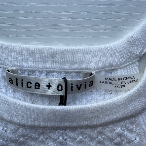 NWT Alice + Olivia halter neck tank top, XS - Picture 3 of 5